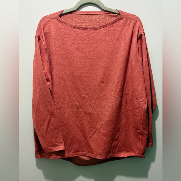 Lululemon Back in Action Long Sleeve Shirt *Spark Cayenne - Picture 3 of 7